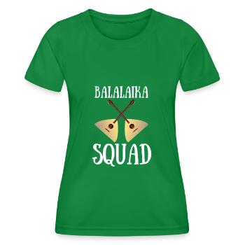 Balalaika Guitare Ukulélé Baglama Folk Russe - T-shirt sport Femme - vert - Devant - AI Model Female 172 dark (172cm)
