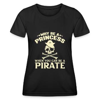 Pirate Kids Skull Party Pirates - T-shirt sport Femme - noir - Devant - AI Model Female 172 light (172cm)