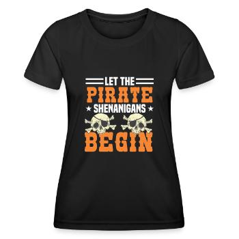 Pirate Kids Skull Party Pirates - T-shirt sport Femme - noir - Devant - AI Model Female 172 light (172cm)