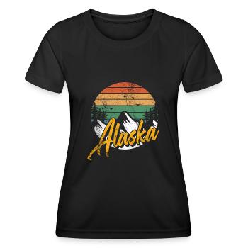 Alaska - T-shirt sport Femme - noir - Devant - AI Model Female 172 light (172cm)