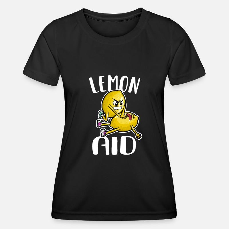 Lemon Aid Lemon First Aid Lemons Lemonade Day - Women's Functional T-Shirt - black