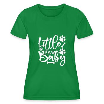 Petite patte bébé - T-shirt sport Femme - vert - Devant - AI Model Female 172 dark (172cm)