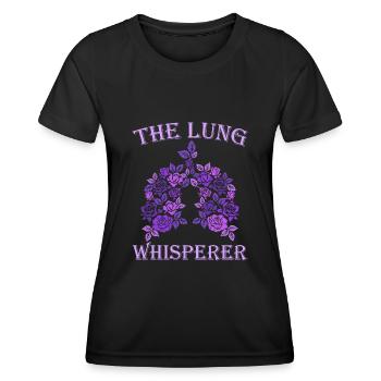 Respiratory therapists Respiratory therapist Occupational therapists - Women's Functional T-Shirt - black - Front - AI Model Female 172 light (172cm)