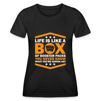 Kartenspiel Kartenspieler Pokern - Frauen Funktions-T-Shirt - Schwarz - Vorne - AI Model Female 172 light (172cm)
