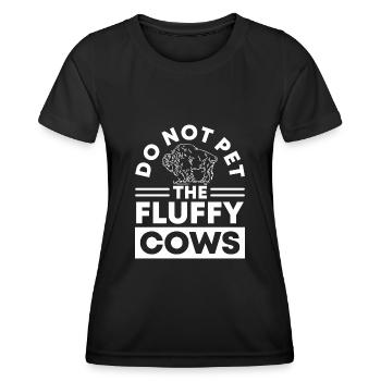 Bison Büffel Yellowstone Park - Frauen Funktions-T-Shirt - Schwarz - Vorne - AI Model Female 172 light (172cm)