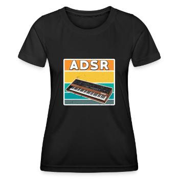 Adsr synthesizer - Women's Functional T-Shirt - black - Front - AI Model Female 172 light (172cm)
