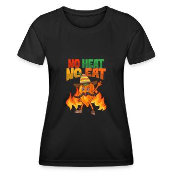 Mexikanisches Food Habanero-Chili-Liebhaber - Frauen Funktions-T-Shirt - Schwarz - Vorne - AI Model Female 172 light (172cm)