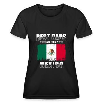 Mexikanischer Vater - Frauen Funktions-T-Shirt - Schwarz - Vorne - AI Model Female 172 light (172cm)