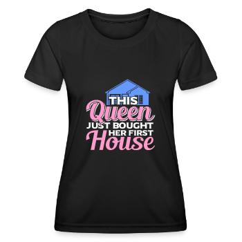 Propriétaire Propriétaire Cadeau Propriétaire Propriétaire - T-shirt sport Femme - noir - Devant - AI Model Female 172 light (172cm)