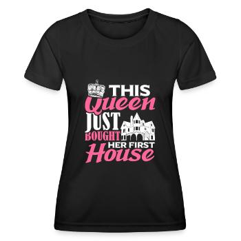 Propriétaire Propriétaire Cadeau Propriétaire Propriétaire - T-shirt sport Femme - noir - Devant - AI Model Female 172 light (172cm)