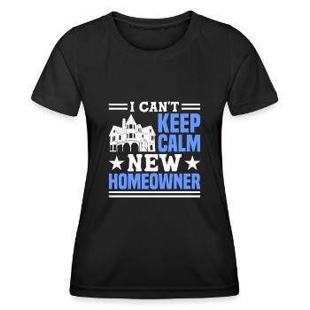 Propriétaire Propriétaire Cadeau Propriétaire Propriétaire - T-shirt sport Femme - noir - Devant - AI Model Female 172 light (172cm)