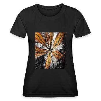 flower - Women's Functional T-Shirt - black - Front - AI Model Female 172 light (172cm)