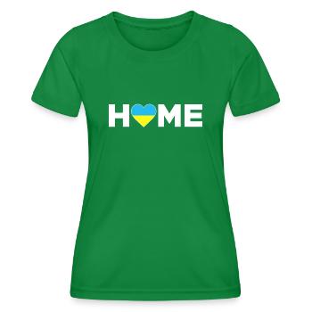 Ukraine Accueil Ukraine Drapeau Ukraine Amour - T-shirt sport Femme - vert - Devant - AI Model Female 172 dark (172cm)