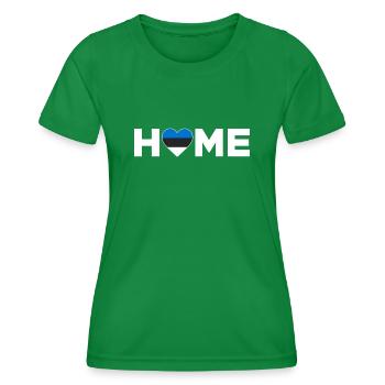 Esland Home Esland Drapeau Esland Amour - T-shirt sport Femme - vert - Devant - AI Model Female 172 dark (172cm)