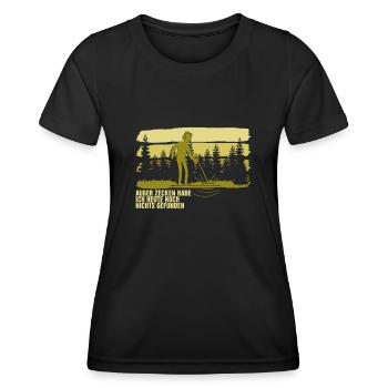 Sondeln Sondengänger Detektor Sondler - Frauen Funktions-T-Shirt - Schwarz - Vorne - AI Model Female 172 light (172cm)