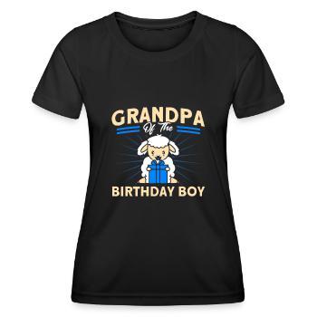 Schafzucht Landwirt Nutztier Schafe Geschenk - Frauen Funktions-T-Shirt - Schwarz - Vorne - AI Model Female 172 light (172cm)