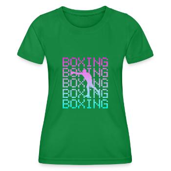 Boxe - T-shirt sport Femme - vert - Devant - AI Model Female 172 dark (172cm)