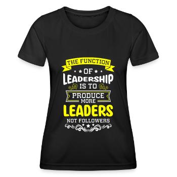 Chef Teambuilding Firma Kollege - Frauen Funktions-T-Shirt - Schwarz - Vorne - AI Model Female 172 light (172cm)