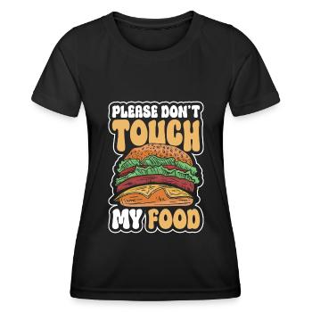 Do not touch property provocation only child - Women's Functional T-Shirt - black - Front - AI Model Female 172 light (172cm)