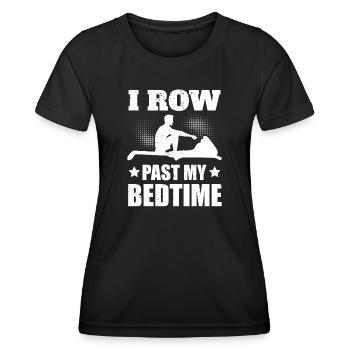Lustige Rudermannschaft Lustiger Ruderer - Frauen Funktions-T-Shirt - Schwarz - Vorne - AI Model Female 172 light (172cm)