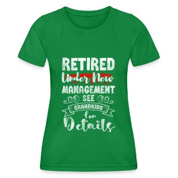 Grandma, Offspring, Extended Family, Pregnant - Women's Functional T-Shirt - kelly green - Front - AI Model Female 172 dark (172cm)