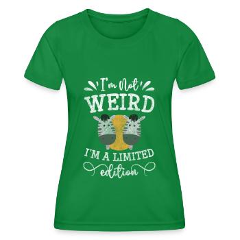 Zèbre Nature Faune Sauvage - T-shirt sport Femme - vert - Devant - AI Model Female 172 dark (172cm)