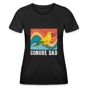 Parakeet Parrot Parakeet Bird - Women's Functional T-Shirt - black - Front - AI Model Female 172 light (172cm)