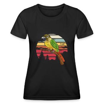 Molina Parakeet Parrot Bird Parakeet - Women's Functional T-Shirt - black - Front - AI Model Female 172 light (172cm)