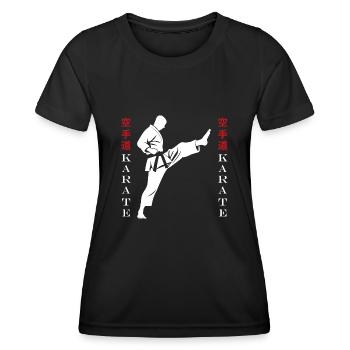 karate - T-shirt sport Femme - noir - Devant - AI Model Female 172 light (172cm)