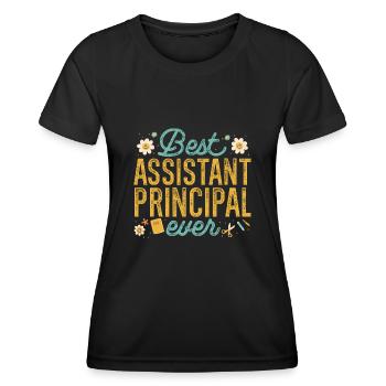 Deputy Principal - Women's Functional T-Shirt - black - Front - AI Model Female 172 light (172cm)