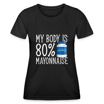Mayonnaise - Women's Functional T-Shirt - black - Front - AI Model Female 172 light (172cm)