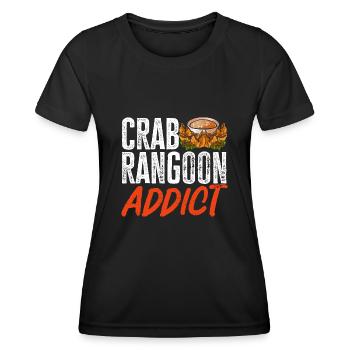 Krabben Rangoon Crab Rangoon - Frauen Funktions-T-Shirt - Schwarz - Vorne - AI Model Female 172 light (172cm)