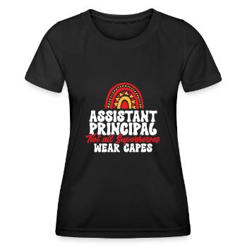 Deputy Principal - Women's Functional T-Shirt - black - Front - AI Model Female 172 light (172cm)