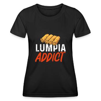 Lumpia Filipino Food Philippines - Women's Functional T-Shirt - black - Front - AI Model Female 172 light (172cm)