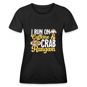 Krabben Rangoon Crab Rangoon - Frauen Funktions-T-Shirt - Schwarz - Vorne - AI Model Female 172 light (172cm)