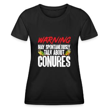 Molina Parakeet Parrot Bird Parakeet - Women's Functional T-Shirt - black - Front - AI Model Female 172 light (172cm)