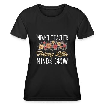Kindergarten Teacher Daycare Center Educator - Women's Functional T-Shirt - black - Front - AI Model Female 172 light (172cm)