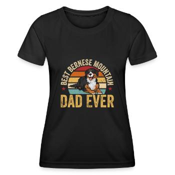 Bernese Mountain Dog - Women's Functional T-Shirt - black - Front - AI Model Female 172 light (172cm)