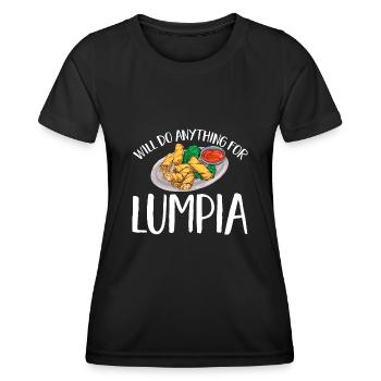 Lumpia Filipino Food Philippines - Women's Functional T-Shirt - black - Front - AI Model Female 172 light (172cm)