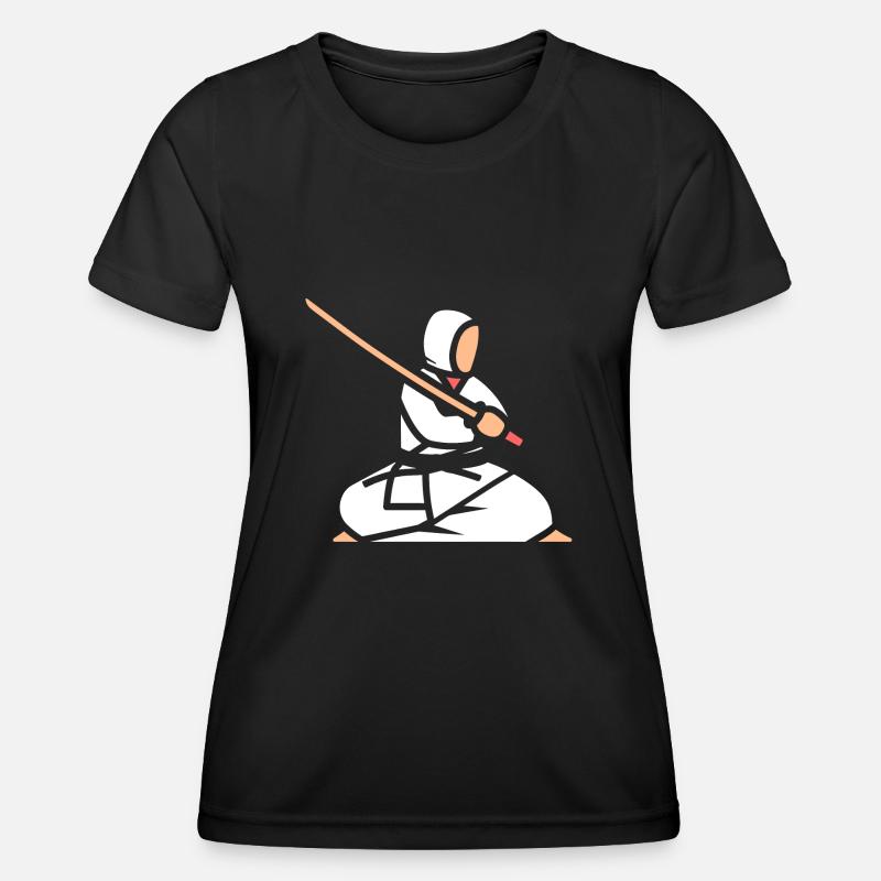 iaido - Women's Functional T-Shirt - black