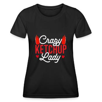 Ketchup Ketchup à la tomate - T-shirt sport Femme - noir - Devant - AI Model Female 172 light (172cm)