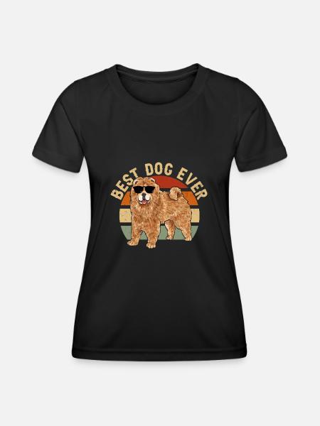 Chow Chow Dog - Women's Functional T-Shirt - black