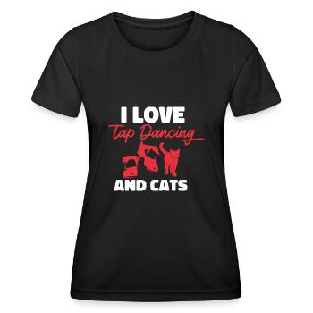 Tap Dance Teacher Tap Dancer Tap Dance - Women's Functional T-Shirt - black - Front - AI Model Female 172 light (172cm)