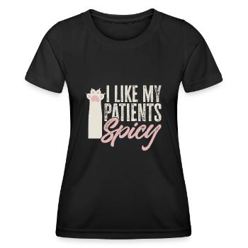 Vet Tech Veterinary Veterinary Technician - Women's Functional T-Shirt - black - Front - AI Model Female 172 light (172cm)