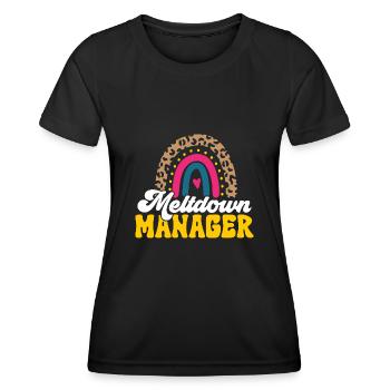 Kindergarten Teacher Daycare Center Educator - Women's Functional T-Shirt - black - Front - AI Model Female 172 light (172cm)