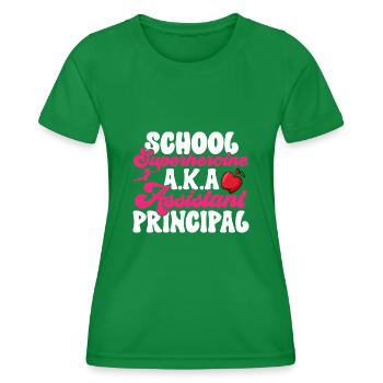 Directeur adjoint - T-shirt sport Femme - vert - Devant - AI Model Female 172 dark (172cm)