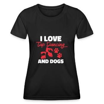 Tap Dance Teacher Tap Dancer Tap Dance - Women's Functional T-Shirt - black - Front - AI Model Female 172 light (172cm)