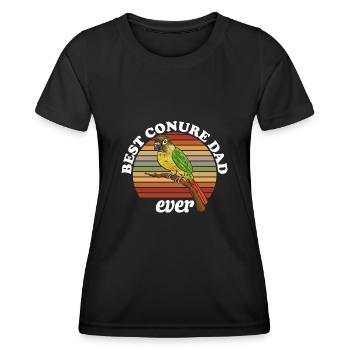 Molina Parakeet Parrot Bird Parakeet - Women's Functional T-Shirt - black - Front - AI Model Female 172 light (172cm)