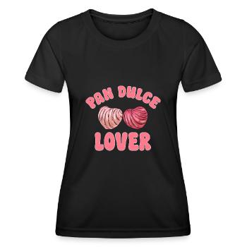 Concha Hispanic Mexican Pan Dulce - Women's Functional T-Shirt - black - Front - AI Model Female 172 light (172cm)