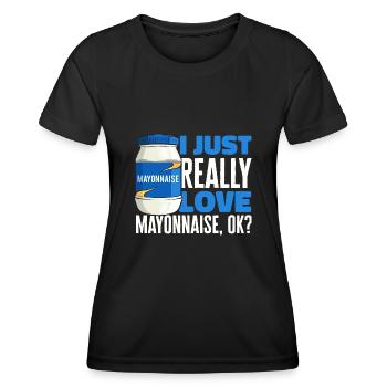 Mayonnaise - Women's Functional T-Shirt - black - Front - AI Model Female 172 light (172cm)